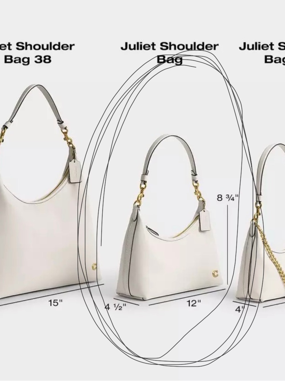 Coach Brown Suede Juliet Shoulder Bag - Picture 7 of 7